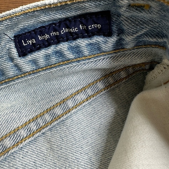 Citizens Of Humanity Jeans Liya High Rise Classic Fit Crop Size 32 - Picture 9 of 11